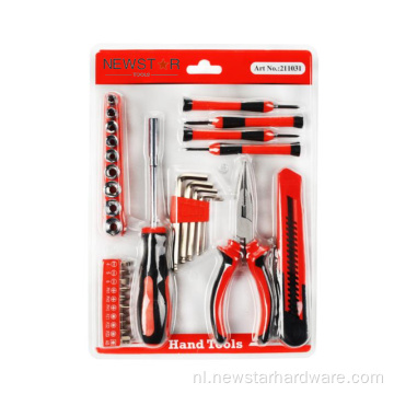 31pcs tools in blister huishoudelijke gereedschapset